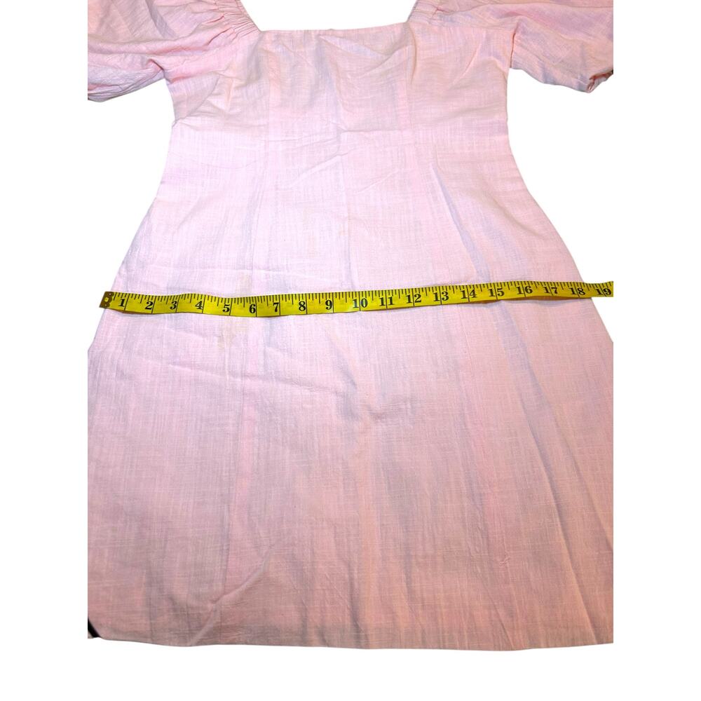 SNDYS Tuscany Baby Pink Cotton Dress - Size M - Picture 8 of 15